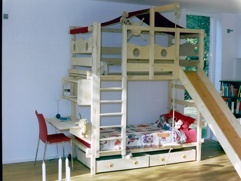 Hochbett selber bauen ???